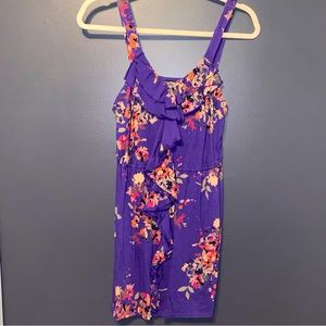 Express Purple floral dress